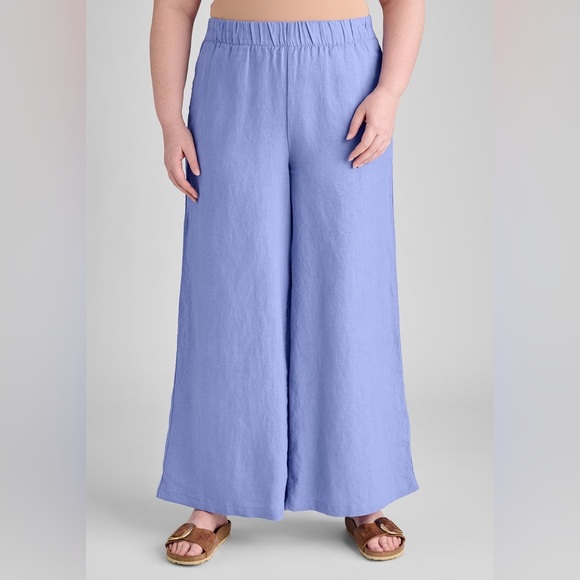Flax Carefree Pant - Full Length Linen size M - Picture 3 of 12